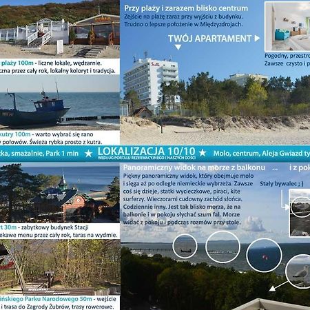 Apartament Z Panoramicznym Widokiem Na Morze Blisko Plazy I Centrum Pl Eng De Miedzyzdroje Eksteriør billede